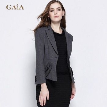 【GAIA精品】歐美明星款時尚修身西裝外套