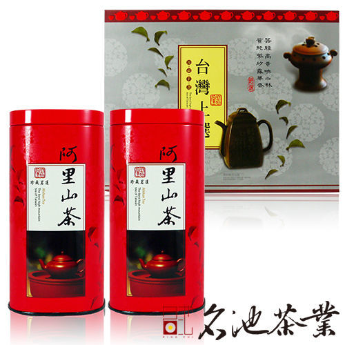 【名池茶業】阿里山手採高山茶器質禮盒(150g*2罐)  