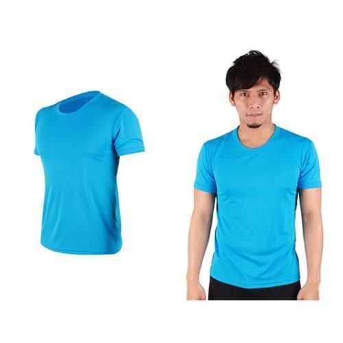 【HODARLA】FLARE 100 男女吸濕排汗衫 短袖T恤 台灣製  亮藍