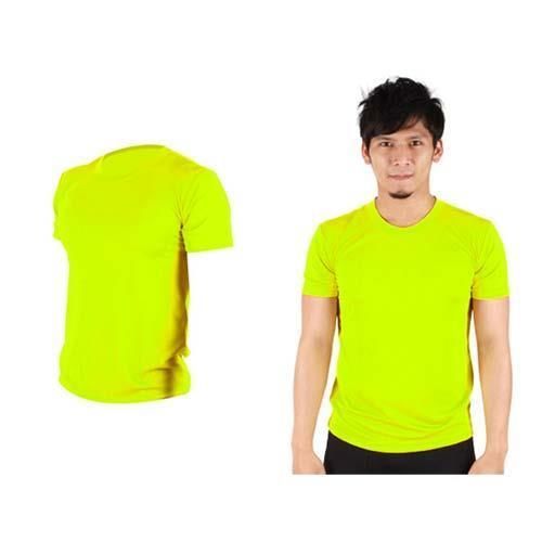 【HODARLA】FLARE 100 男女吸濕排汗衫 短袖T恤 台灣製  螢光黃