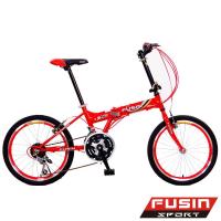 【FUSIN】F101 必備經典小折首選 20吋21速折疊車-服務升級-EU