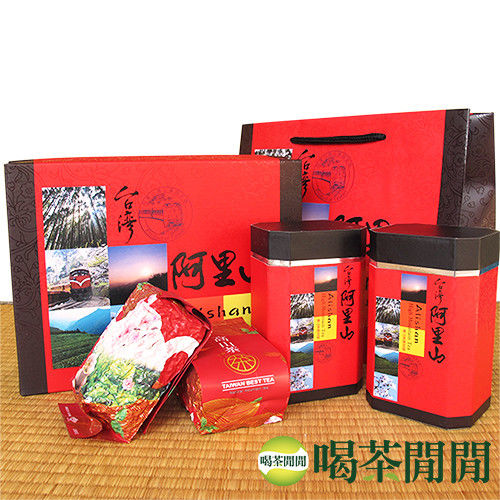 【喝茶閒閒】凍頂熟香金萱茶 超值茶葉禮盒(2組共1斤)  