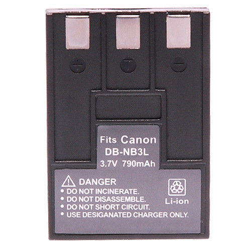 Kamera 鋰電池 for Canon NB-3L(DB-NB3L)