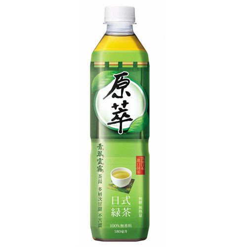 原萃 日式綠茶 寶特瓶(580ml X24入)  