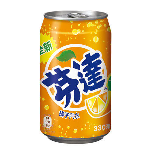 芬達 橘子 易開罐(330mlX24入)  