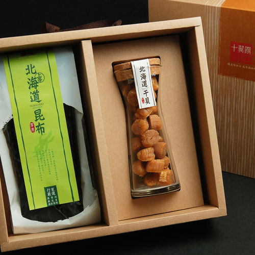 《十翼饌》 北海道鮮味特賞禮盒（干貝SA級＋昆布） 