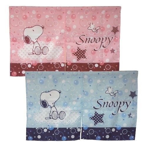 史努比SNOOPY短門簾50x83cm(HB853) -藍紅二入任組