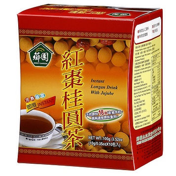 【薌園】紅棗桂圓茶 (10公克 x 10入) x 12盒 