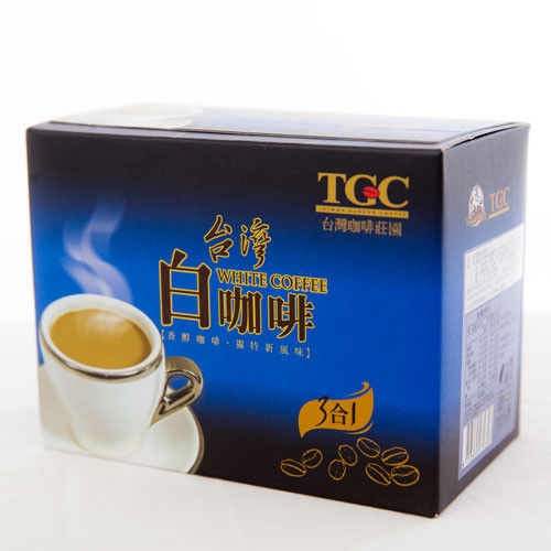 【TGC】白咖啡三合一咖啡10入盒裝  