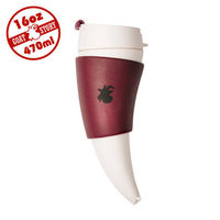 【Goat Story】Goat Mug 山羊角咖啡杯 16oz / 470ml - 酒紅色