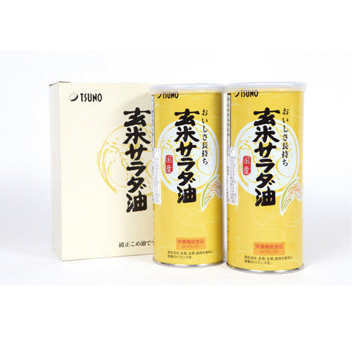 【TSUNO】日本原裝進口玄米沙拉油 2罐裝(400gX2)  