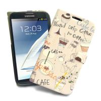 HAPPYMORI SAMSUNG GALAXY J N075 咖啡時光 書本式皮套