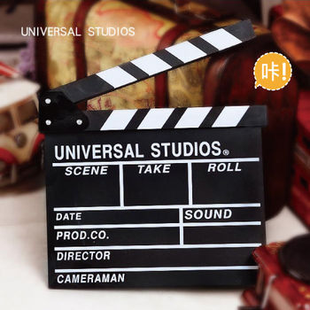 卡麦拉 时尚木质拍婚纱微电影趣味导演板(action)