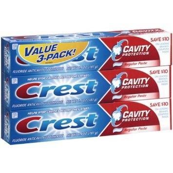 美國Crest固麗齒牙膏--原味清香(6.4oz./181g)*3/*3組