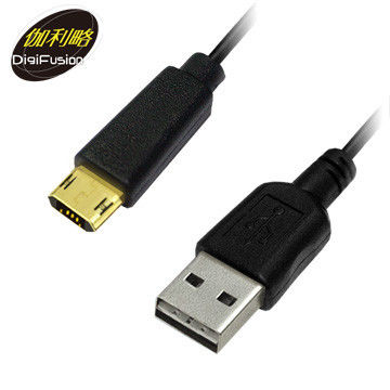 伽利略 專利雙頭 正反插拔 USB to Micro USB 快充 充電傳輸線