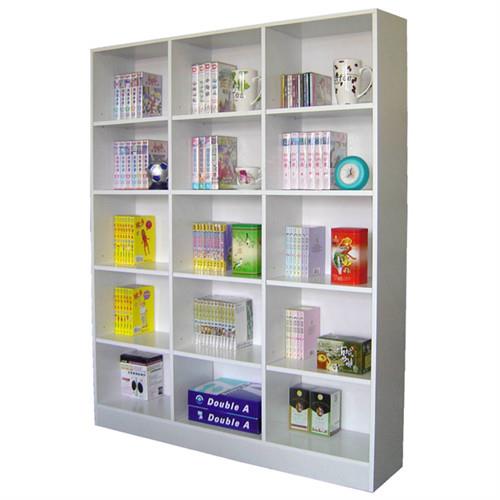 【Dr. DIY】15格(寬120公分)大型書櫃/收納櫃/置物櫃-二色可選