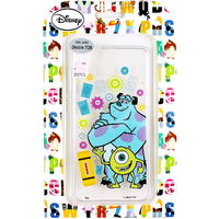 【Disney】HTC Desire 728 花朵系列 彩繪透明保護軟套-大眼怪毛怪