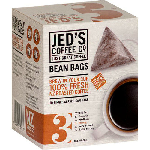 紐西蘭傑得 三角立體咖啡隨身包-3號-深焙(8gx10入)x3盒  