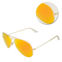 【Ray Ban】經典飛官水銀橘色太陽眼鏡(RB3025 112/69)
