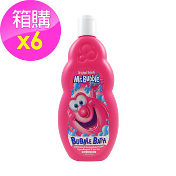 【美國 Mr.Bubble】泡泡乳-低敏原味-六入組_箱購(16oz/473ml*6)