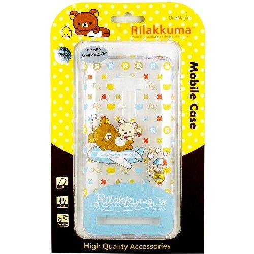 Rilakkuma 拉拉熊 ASUS ZenFone Selfie 5.5吋(ZD551KL)彩繪透明保護軟套-環遊世界