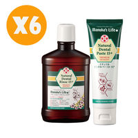 MANUKAS COSMET 麥盧卡牙周護理蜂膠牙膏100g*6+口腔蜂膠美容保健液 580mL*6