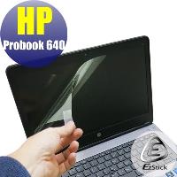 【EZstick】HP ProBook 640 14吋 專用 靜電式筆電LCD液晶螢幕貼 (霧面螢幕貼)