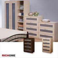 RICHOME 達倫E1板四抽PP斗櫃