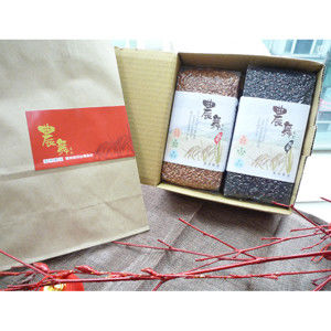 【富琳嚴選】農舞系列-紅米黑米限量禮盒(2包入) 