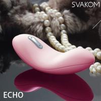 美國SVAKOM Echo 美妙舌頭5段變頻陰蒂震動按摩器 粉