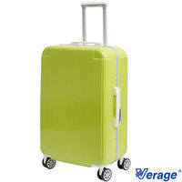 Verage~維麗杰 24吋流線水漾系列細框旅行箱 (綠)