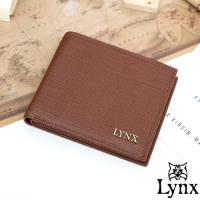 Lynx - 經典80復古風真皮系列8卡1照左右翻短夾