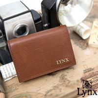Lynx - 經典80復古風真皮系列簡約式名片夾