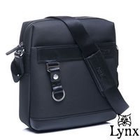 Lynx - 山貓經典極簡風格直式真皮側背包-共2色