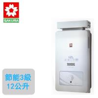 櫻花SAKURA GH-1206 屋外抗風型熱水器(12公升)(液化瓦斯)