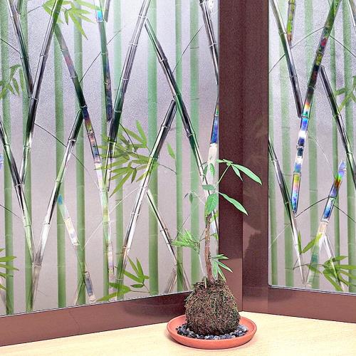日本MEIWA節能抗UV靜電3D窗貼 (竹林風情) 46x200公分