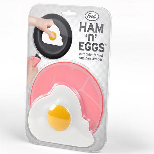 FredFriends-Ham n Eggs 火腿蛋造型隔熱墊