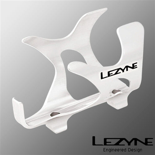 LEZYNE ALLOY DRIVE CAGE鋁合金水壺架(白)