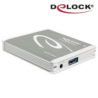 Delock 2.5吋 mSATA硬碟外接盒USB 3.1 Gen2-42552