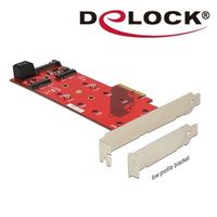 Delock M.2 NGFF SSD x3 PCI express擴充卡-89394