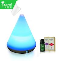 【Karoli卡蘿萊】富士山香氛水氧機(贈2瓶10ml純精油)