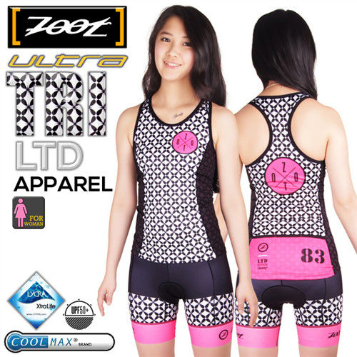 ZOOT特仕經典限量版鐵人服組(女)-螢光桃