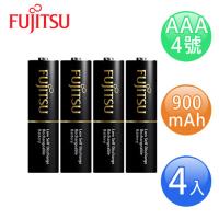 FUJITSU富士通 高容量AAA低自放900mAh充電電池(4號4入)