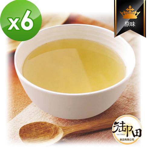 【御田】頂級黑羽土雞精品熬製原味鮮蔬雞高湯(500g/包)x6件組