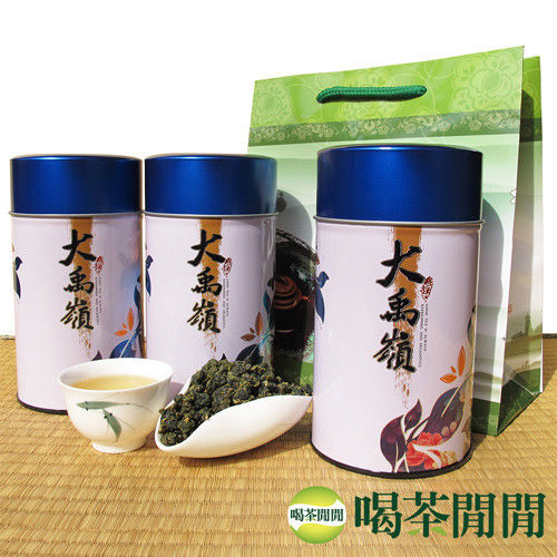 【喝茶閒閒】金牌大禹嶺品級霜冷烏龍冬茶(3斤共12罐/贈提袋)  