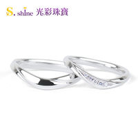 婚戒鉑金結婚戒指對戒風之戀