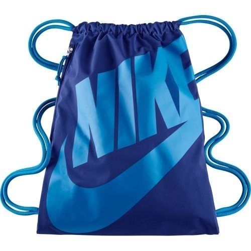 【Nike】2016時尚Logo標誌深寶藍色抽繩小背包(預購)
