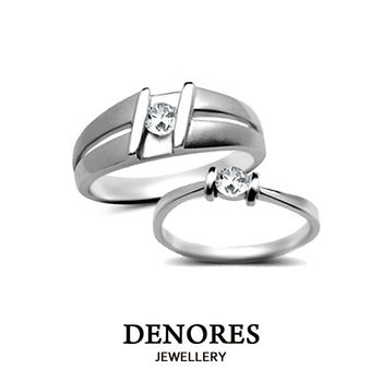 DENORES 璀璨星空 10分真鑽情人對戒