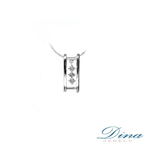 DINA JEWELRY 蒂娜珠寶『搖曲』系列 天然真鑽造型項鍊