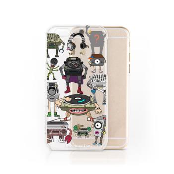 HeadphoneDog耳機狗音響人iPhone手機殼(前衛透明)-行動